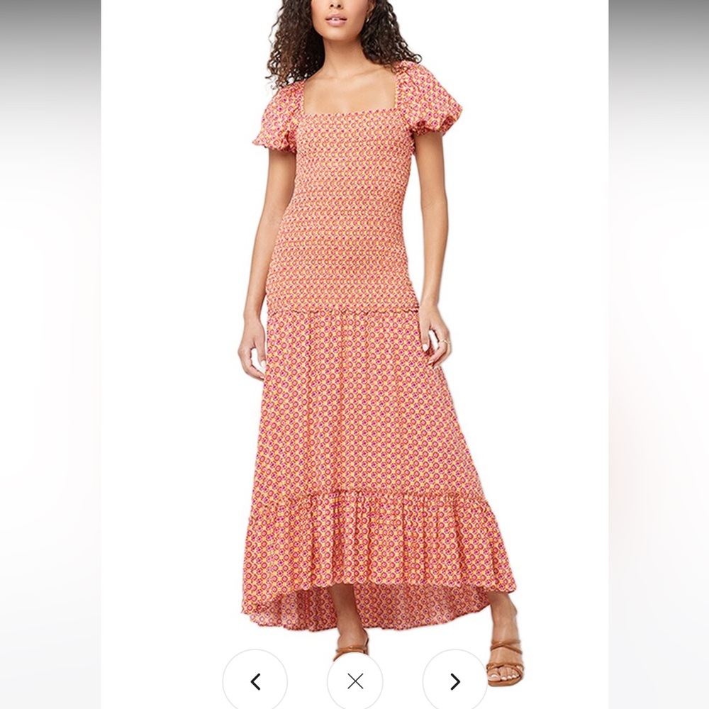 I*space Simone Maxi Dress in Summatime Check - Picture 5 of 5